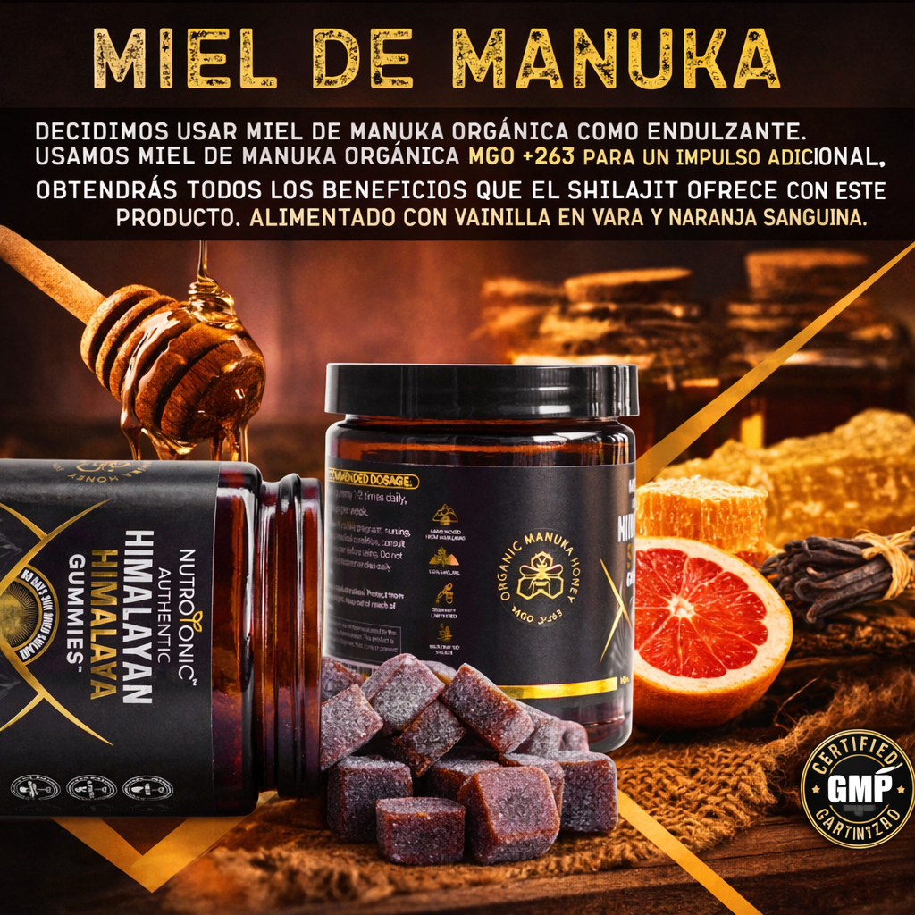 Gomitas de Shilajit – Energía vital pura y libido al máximo  💪🔥💪