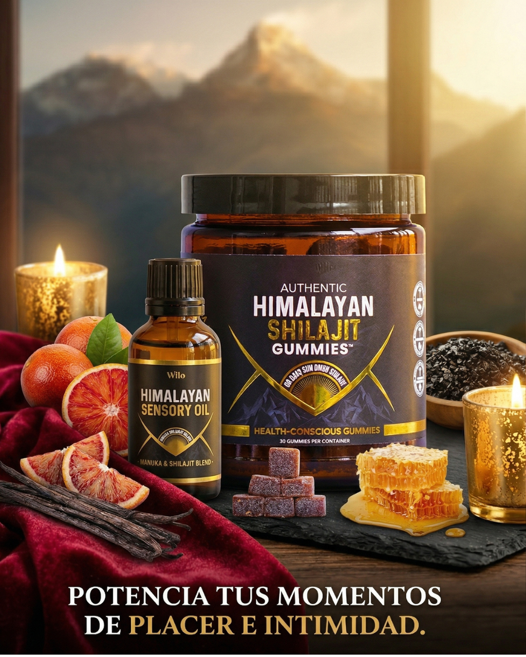 Gomitas de Shilajit – Energía vital pura y libido al máximo  💪🔥💪